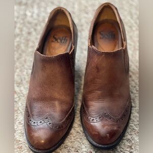 Sofft Weston Chelsea Boot Women's 8M Western Wingtip Brown Boots 1102500